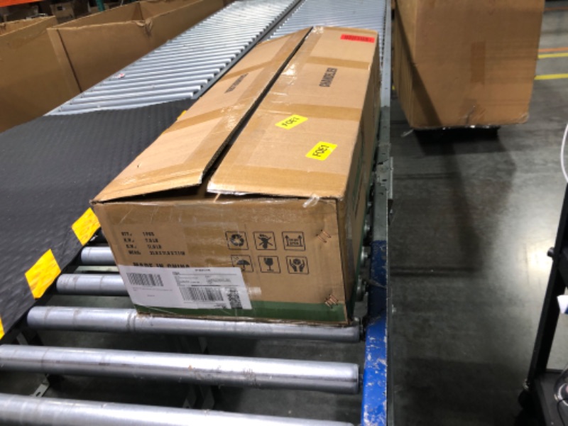 Photo 1 of Moooni 6 Lights Rectangular Chandelier, Black and Gold Linear Chandelier, Rectangle Pendant Light Fixture for Dining Room Kitchen Island-L30 L30"-6 Lights