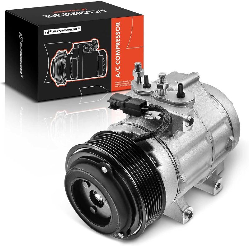 Photo 1 of A-Premium Air Conditioner AC Compressor with Clutch Compatible with 2011-2016 Ford F-250 Super Duty, F-350 Super Duty, F-450 Super Duty, F-550 Super Duty, 2016-2016 F650 F750, 6.7L V8
