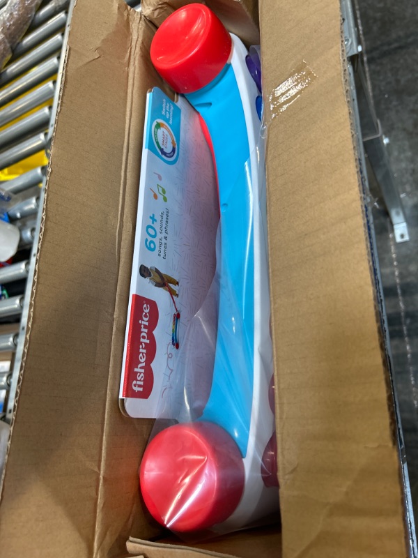 Photo 1 of Fisher-Price Giant Light-Up Xylophone, Pretend Musical Instrument Electronic Pull Toy with Educational Songs for Baby and Toddlers SIOC Ships in Own Container