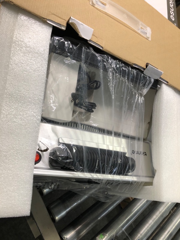Photo 1 of TIANSE Binding Machine, Spiral Coil Binder Machine Manual Punch Binder with Electric Coil Inserter, Comes with 100pcs 5/16" Plastic Coil Binding Spines & Plier for Letter Size, A4, A5 or Smaller Sizes