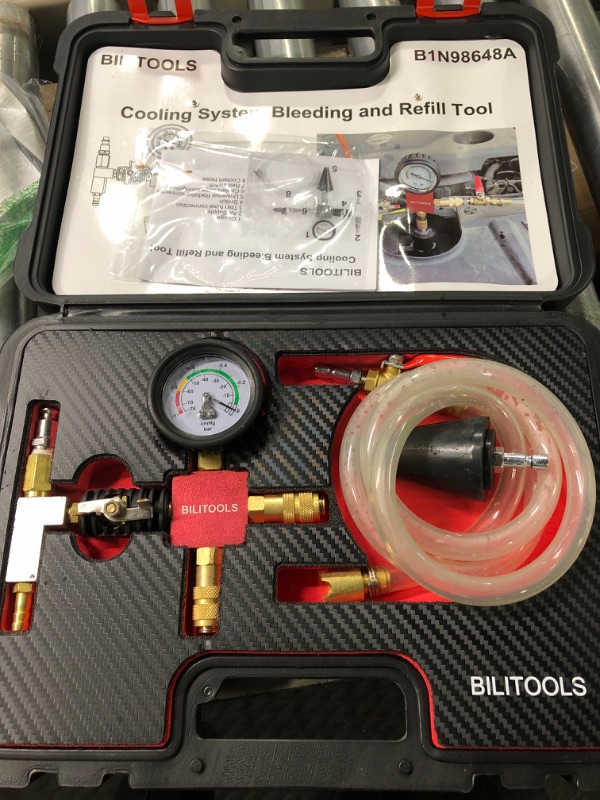 Photo 2 of BILITOOLS Radiator Coolant Vacuum Purge & Refill Kit, Universal Cooling System Radiator Refiller coolant refiller-1