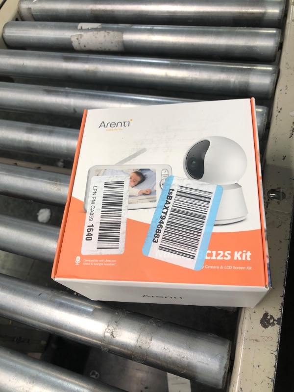 Photo 1 of ARENTI Video Baby Monitor with Camera and Audio, 5" Smart Baby Camera Monitor with Free Phone App, 1080P, VOX, PTZ, One-Touch Call, Temp Sensor, Lullaby, Night Vision, Auto Tracking, 2-Way Talk White