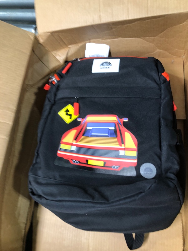 Photo 2 of 16'' Kids Backpack Set with Insulated Lunch Bag, and Pencil Case Race Car