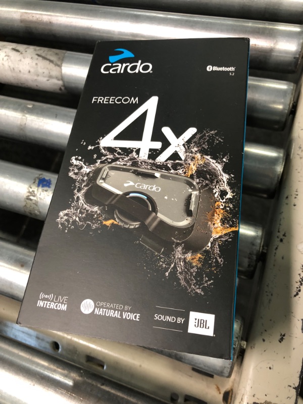 Photo 4 of Cardo Systems Freecom 4X Single,Black Freecom 4X Systems 1 Pack