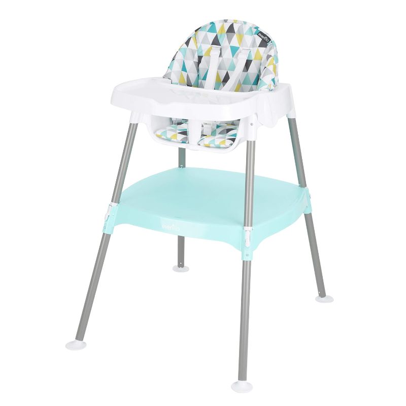 Photo 1 of Evenflo 4-in-1 Eat & Grow Convertible High Chair, Polyester 