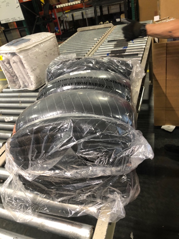 Photo 1 of 12 Padded Moving & Packing Blankets - Heavy Duty - 80" x 72" (65 lb/dz Weight) - Shipping Furniture Pads for Moving and Storage-Black (12 Heavy Duty 65 lbs/Dozen)