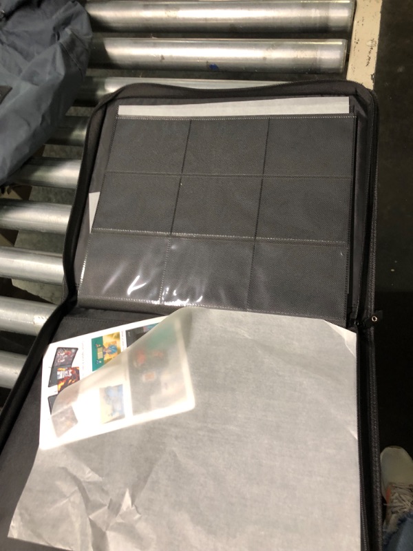 Photo 1 of TopDeck TopLoader Binder | Holds 200+ Toploaders Hard Cases | 9 Pocket Trading Cards Album | Long Term Storage Binder | Side Load Sleeves | Pokemon/MTG/Yugioh/TCG Folder | Trading & Sports Holder Black