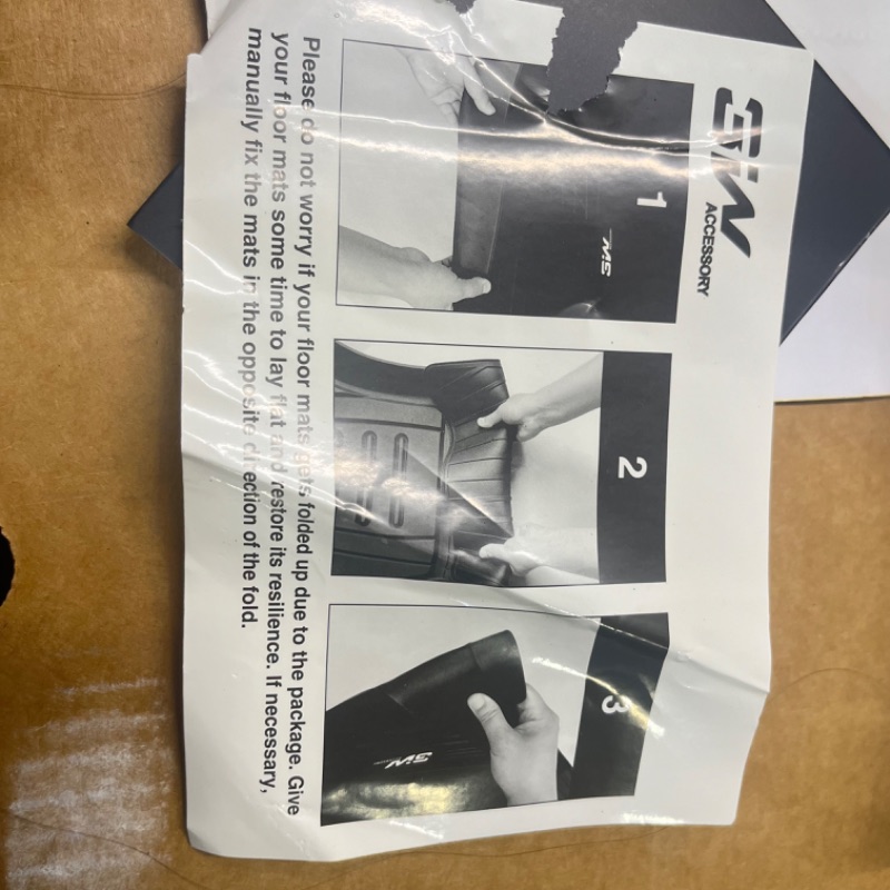 Photo 1 of 3W Floor Mats for Toyota Tundra 2014-2020 CrewMax Cab- All Weather Heavy Duty Custom Fit Harmless TPE Car Floor Carpet Liner Front and Rear 2 Rows