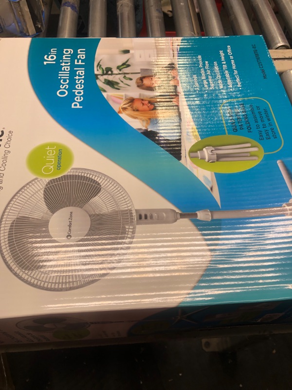 Photo 2 of **READ NOTES BEFORE PURCHASING ITEM** 
16 in. Oscillating Pedestal Fan in White