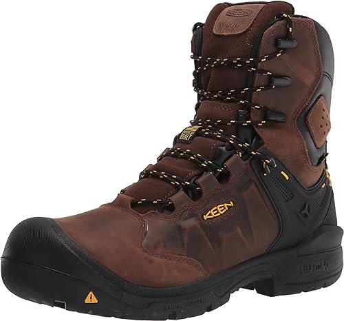 Photo 1 of KEEN Utility Men's Dover 8inch 600g Leather Waterproof Composite Toe Work Boota Uh Parety
