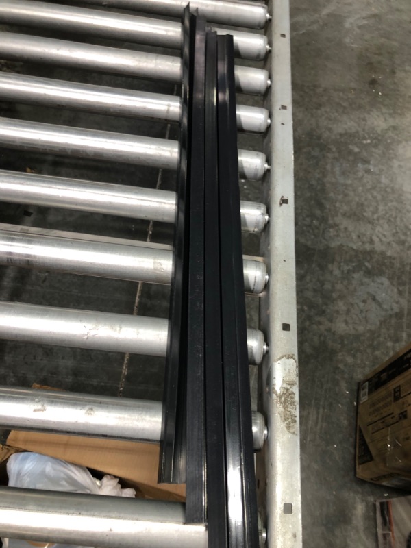 Photo 1 of 4 Pieces Hanging File Rails PVC Black File Rails Hanging File System Keeping Your Folders Neat and Organized (1/2 Inch Drawer Sides 24 Inch Long)
