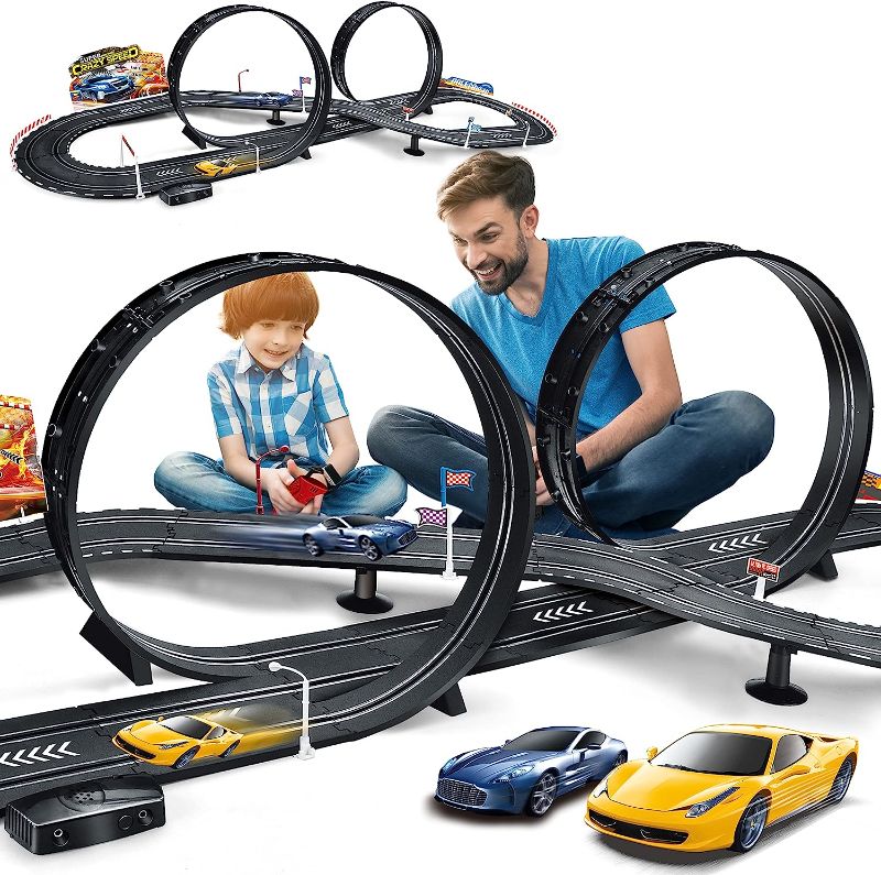 Photo 1 of Kids Toy-Electric Powered Slot Car Race Track Set Boys Toys for 6 7 8-12 Years Old Boy Girl Best Gifts
