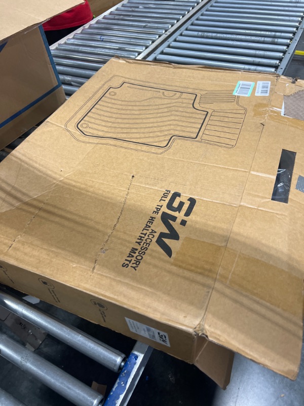 Photo 1 of 3W Floor Mats Fit 2022-2024 Toyota Tundra (Only for CrewMax Cab), Custom Fit All-Weather TPE Front & Rear Row Floor Liner Black Floor Mats for Tundra 2022-2024