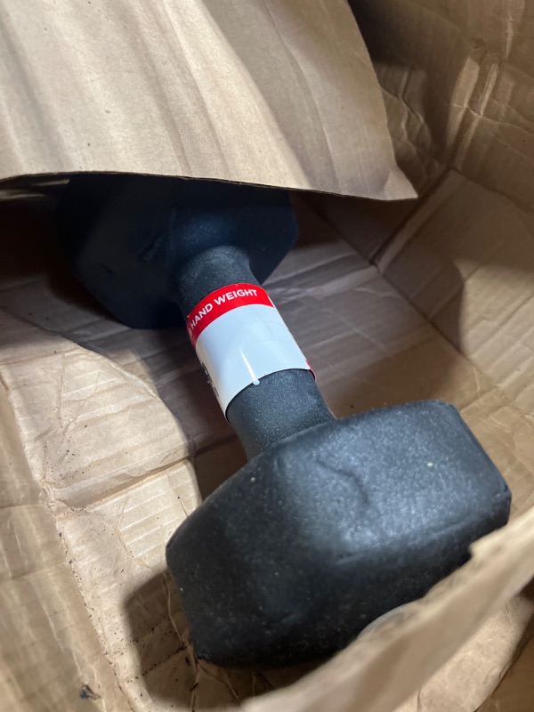 Photo 1 of New Balance Dumbbells Hand Weights (Single) - Neoprene Exercise & Fitness Dumbbell for Home Gym Equipment Workouts Strength Training Free Weights for Women, Men 20-Pound (Black)