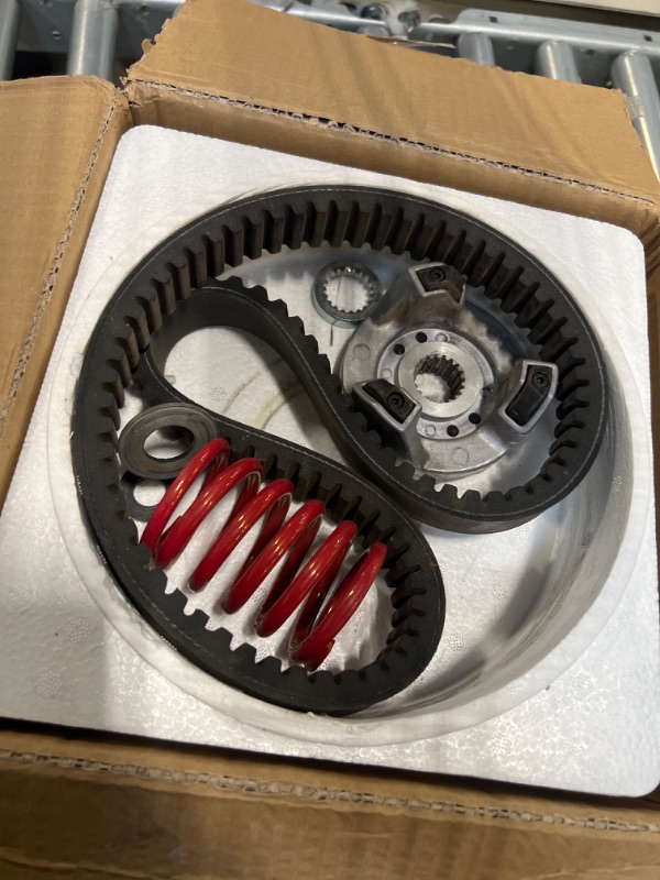 Photo 1 of 10L0L Secondary Driven Clutch Belt Kit for Yamaha G2 G8 G9 G11 G14 G16 G20 G21 G22 G28 Golf Cart 1985-2007, Replace JN6-G6270-00 JN6-G6271-02 J55-G6270-01
