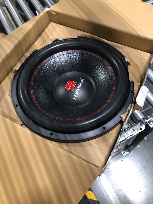 Photo 3 of H YANKA BSF-15-2 15 Inch Subwoofer - 2400W MAX Power 15 Inch Paper Cone Subwoofer Car Audio, Black Aluminum Basket, 2.5“ Dual Voice Coil 2 Ohm Impedance 15 Subwoofer for Cars 15 Inch Subwoofer 2400W Dual 2 Ohm