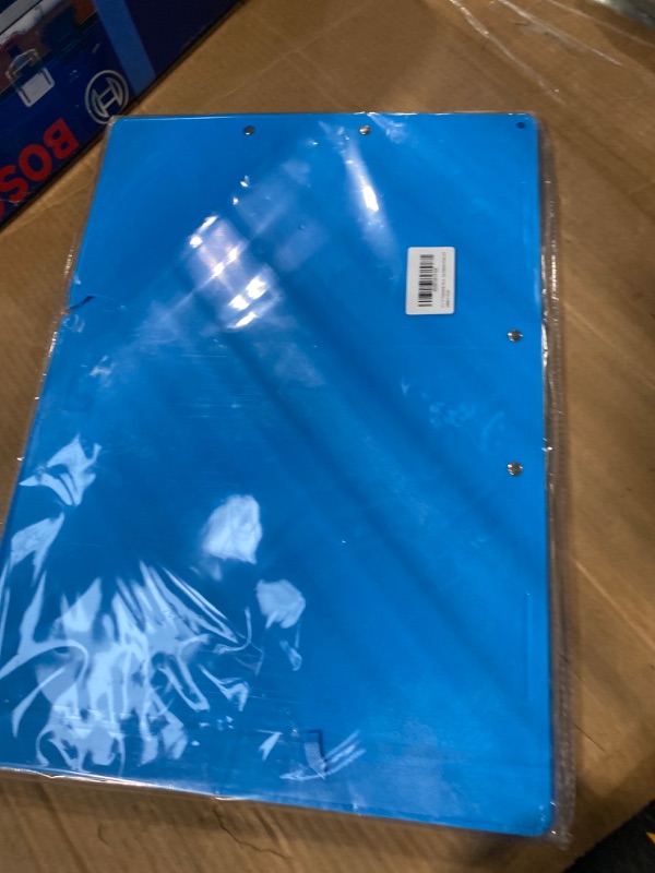 Photo 2 of 2 PK BLUE CLIPBOARD FOLDER