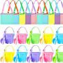 Photo 1 of 30 Pcs Sand Castle Buckets 5.5 Inch Plastic Beach Sand Bucket Castle Pail Buckets Beach Sandcastle Building Toys Use Summer Sand Toys Fun for Toddlers Boys and Girls Sandbox, 5 Assorted Colors