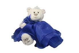 Photo 1 of 20'' Quince Anos Quinceanera Last Doll Teddy Bear with Dress (Centerpiece) B16631-15 (Royal Blue1)