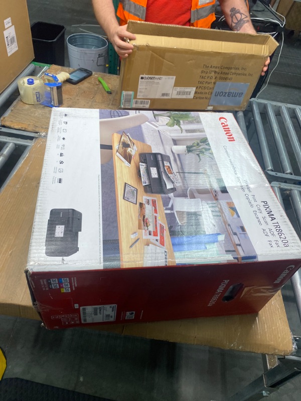 Photo 1 of Canon TR8620a All-in-One Printer Home Office | Copier |Scanner| Fax |Auto Document Feeder | Photo and Document | Airprint (R) and Android, Black