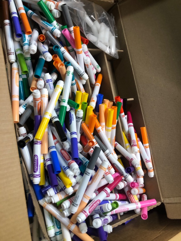 Photo 1 of Crayola Broad Line Markers, Bulk School Supplies For Teachers, Kids Markers For School, 256 Count