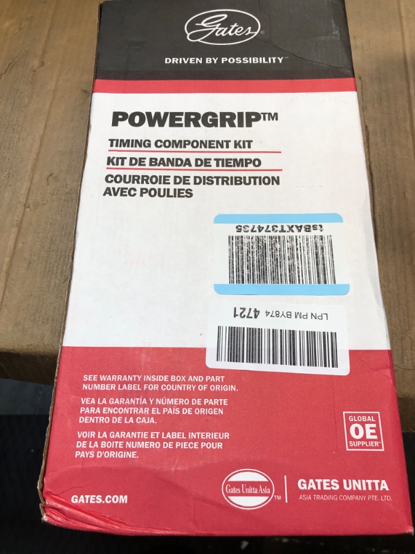 Photo 1 of Gates TCK343 PowerGrip Premium Timing Belt Component Kit