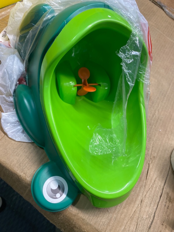 Photo 2 of Frog Potty Kids Toddler Training Urinal for Boys Toilet with Funny Aiming Target