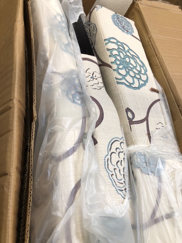 Photo 3 of *** MISSING PARTS TO MAKE IT FUNCTIONAL***
Christopher Knight Home Pertica Fabric Dining Chairs, 2-Pcs Set, White and Blue Floral & Ippolito Fabric Pillow, White and Blue Floral Dining Chairs + Pillow