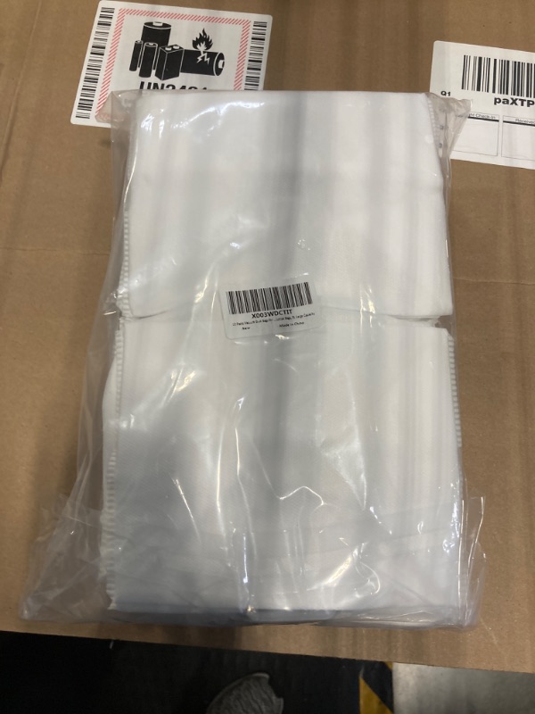 Photo 2 of 12 Packs Vacuum Dust Bags for Roborock S8+ / S8 Pro Ultra / S7 MaxV Ultra / S7 Pro Ultra / Q7+ / Q7 Max+ / Q5+ Clean Base Automatic Dirt Disposal Bags, 3L Large Capacity