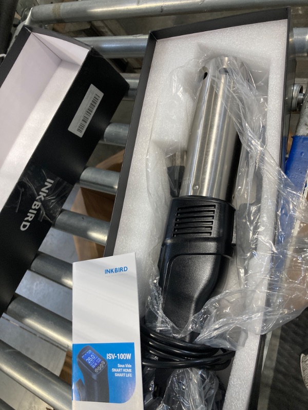 Photo 3 of **FOR PARTS** Sous Vide Precision Cooker ISV-100W | 1000 Watts WIFI Sous-Vide Cooking Cooker Immersion Circulator | Preset Recipes on APP and Thermal Immersion Sous Vide Machines (American Standard) 1 WIFI Sous Vide Machine