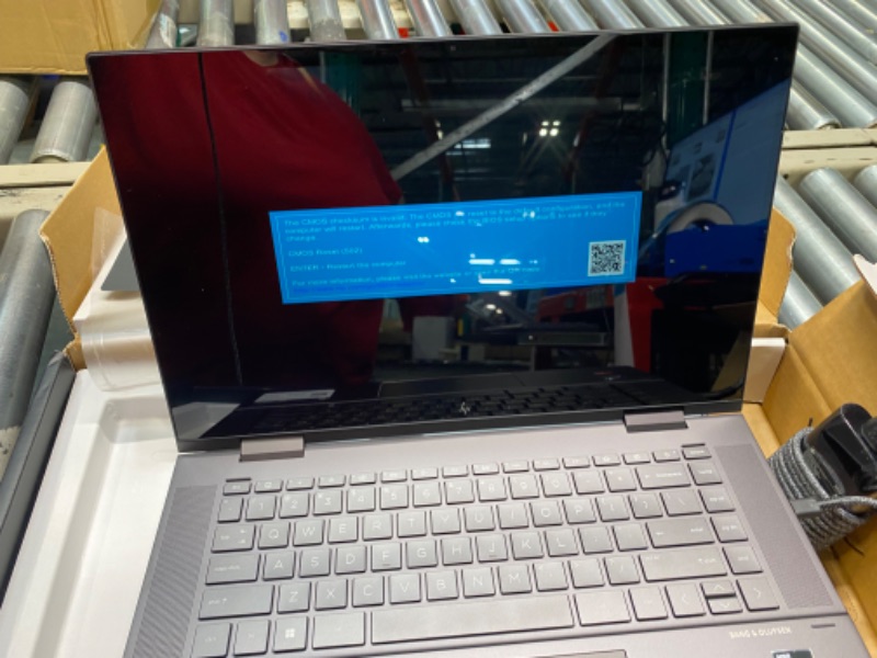 Photo 4 of HP - Envy x360 2-in-1 15.6" Touch-Screen Laptop - AMD Ryzen 5-8GB Memory - 256GB SSD - Nightfall Black 15.6" | 8GB RAM | 256GB SSD***Brand new-manufactor seal was still intact upon arrival to warehouse-opened in warehouse***