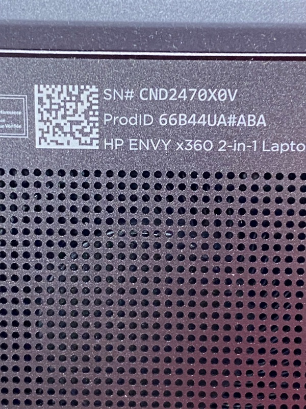 Photo 5 of HP - Envy x360 2-in-1 15.6" Touch-Screen Laptop - AMD Ryzen 5-8GB Memory - 256GB SSD - Nightfall Black 15.6" | 8GB RAM | 256GB SSD***Brand new-manufactor seal was still intact upon arrival to warehouse-opened in warehouse***