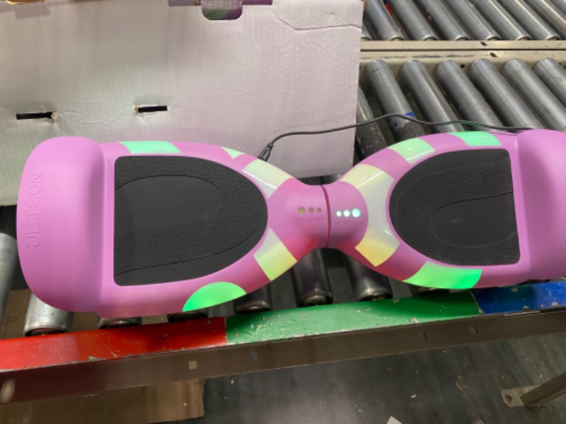Photo 1 of Jetson All Terrain Light Up Self Balancing Hoverboard with Anti-Slip Grip Pads, for riders up to 220lbs Purple