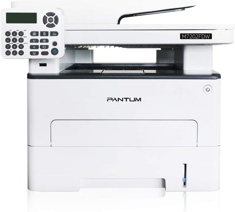 Photo 1 of Pantum M7102DW Laser Printer Scanner Copier 3 in 1, Wireless Connectivity and Auto Two-Sided Printing with 1 Year Warranty, 35 Pages Per Minute (V6W81B)