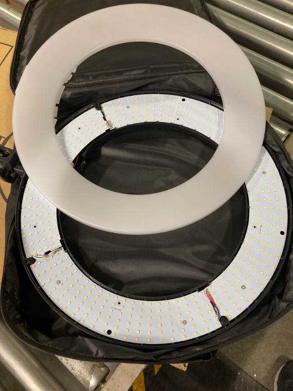 Photo 1 of Emart 18-inch Ring Light with Stand, Big Adjustable 3200-5500K LED Lights Ring with Ultra-wide Lighting Area for Camera Photography, YouTube Videos, Makeup (Kit: Phone Holder, Remote, Soft Tube, etc.)