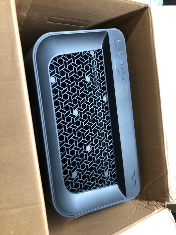 Photo 1 of Winix AM80 True HEPA Air Purifier with Washable Advanced Odor Control (AOC) Carbon Filter, 360sq ft Room Capacity, Dark Grey, Large