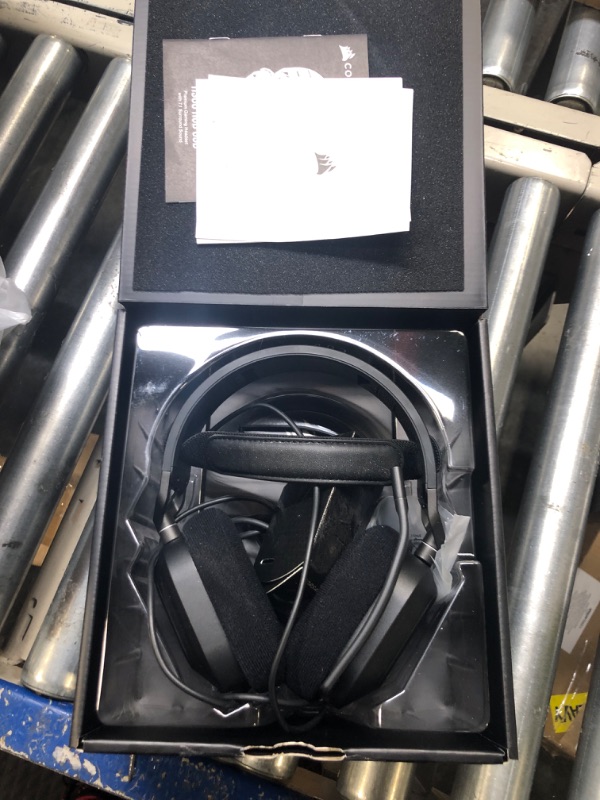 Photo 1 of Corsair HS80 RGB USB Premium Gaming Headset with Dolby Audio 7.1 Surround Sound (Broadcast-Grade Omni-Directional Microphone, Memory Foam Earpads, High-Fidelity Sound, Durable Construction) Carbon HS80 RGB USB Black