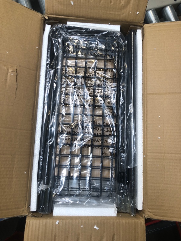 Photo 1 of Gadroad Basketball Rack, Garage 4 Tier Ball Ball Storage Stand, Rolling Balls Organizer with Baseball Bat Holder & Hooks, Sport Equipment Storage Cart with Wheels for Football Volleyball Soccer