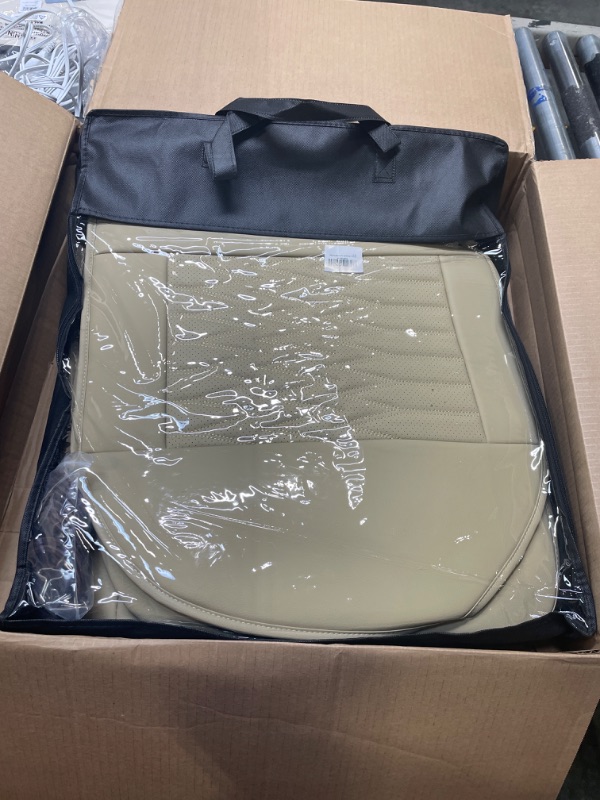 Photo 1 of Car Seat Covers, Waterproof Leather Vehicle Cushion Covers, Universal Fit for Most Car Sedan SUV Pickup Truck, Fit for Jeep Acura Honda Civic Nissan Mazda Dodge Buick (Full Set/Black) Full Set/Black 5pcs Full Set