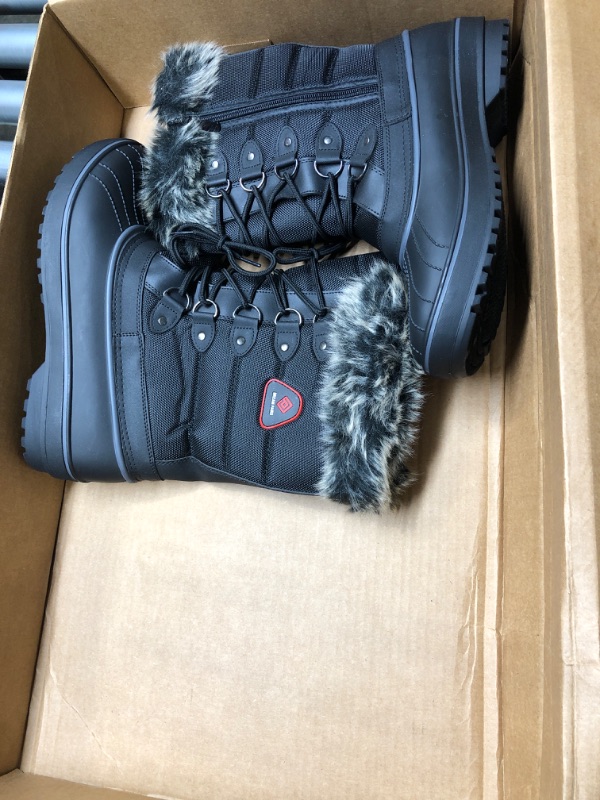 Photo 2 of DREAM PAIRS Women's Warm Faux Fur Lined Mid Calf Winter Snow Boots size 11