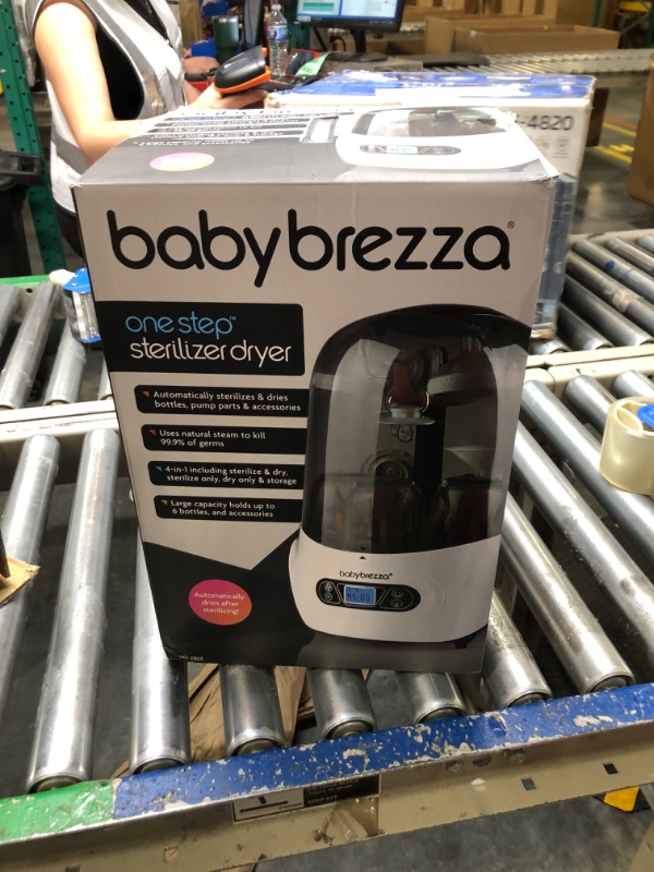 Photo 3 of Baby Brezza Baby Bottle Sterilizer and Dryer Machine – Electric Steam Sterilization - Universal Fit - Pacifiers, Glass, Plastic, and Newborn Feeding Bottles