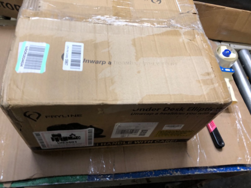 Photo 1 of Under Desk Elliptical Machine, Electric Seated Pedal Exerciser, Elipse Leg Exerciser for Seniors Fully Assembled, Compact Elliptical Machine with Touchscreen Display, Remote Control & Non-Slip Pedals Training Onyx