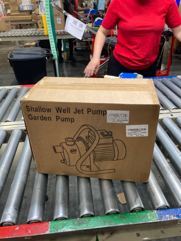 Photo 3 of 1.6HP Portable Water Transfer Pump 1200GPH Shallow Well Pump Garden Booster Pumps for Draining Irrigation Lawn Farm Water Removal