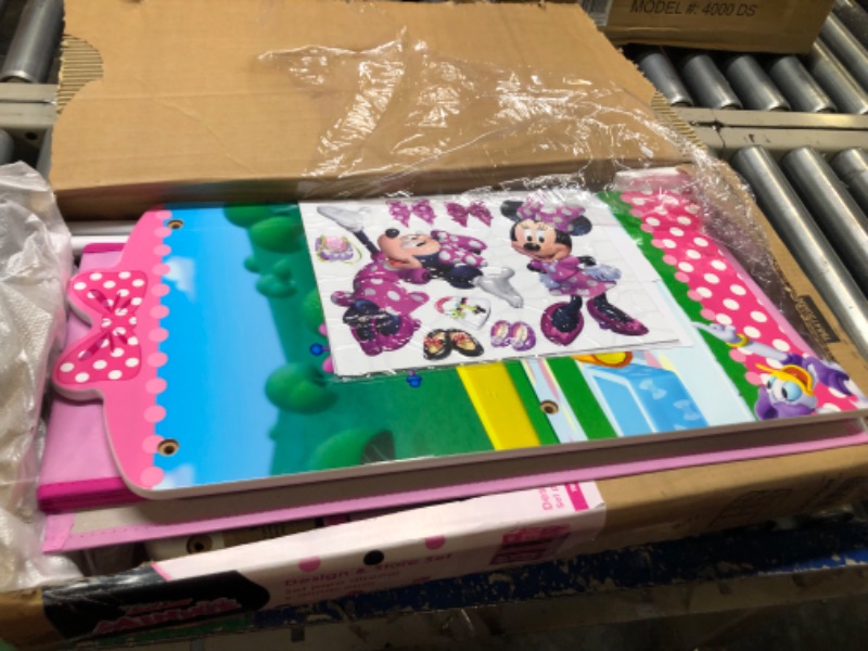 Photo 1 of Delta Children Disney Minnie Mouse 6 Bin Design and Store Toy Organizer