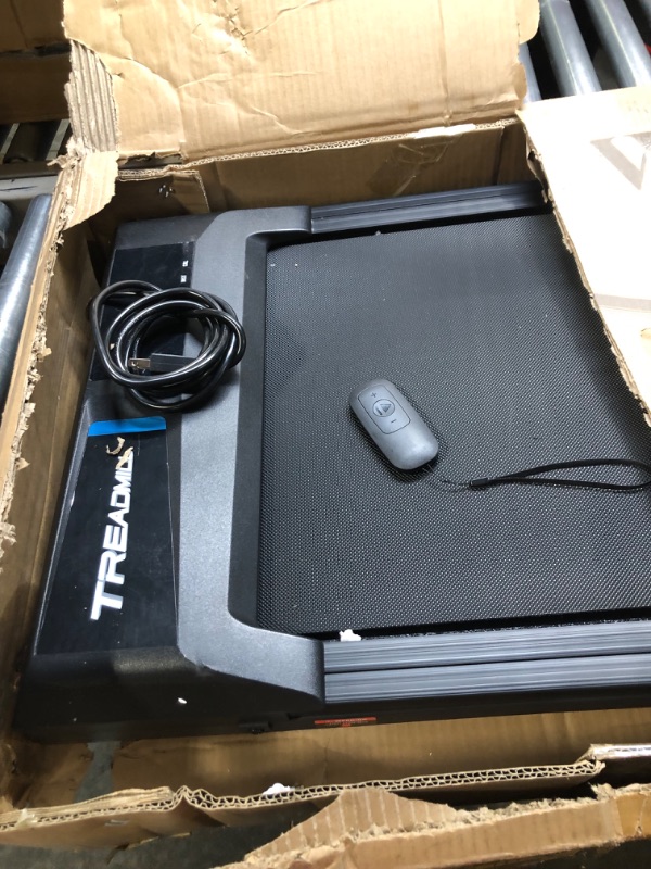 Photo 5 of Walking Pad with Incline, Walking Pad Treadmill 300lb Capacity, [Voice Control] Under Desk Treadmill Works with ZWIFT KINOMAP WELLFIT APP, 2.5HP Running Pad Small Treadmill for Home Office Apartment Up To 6% Incline + Dust Cover