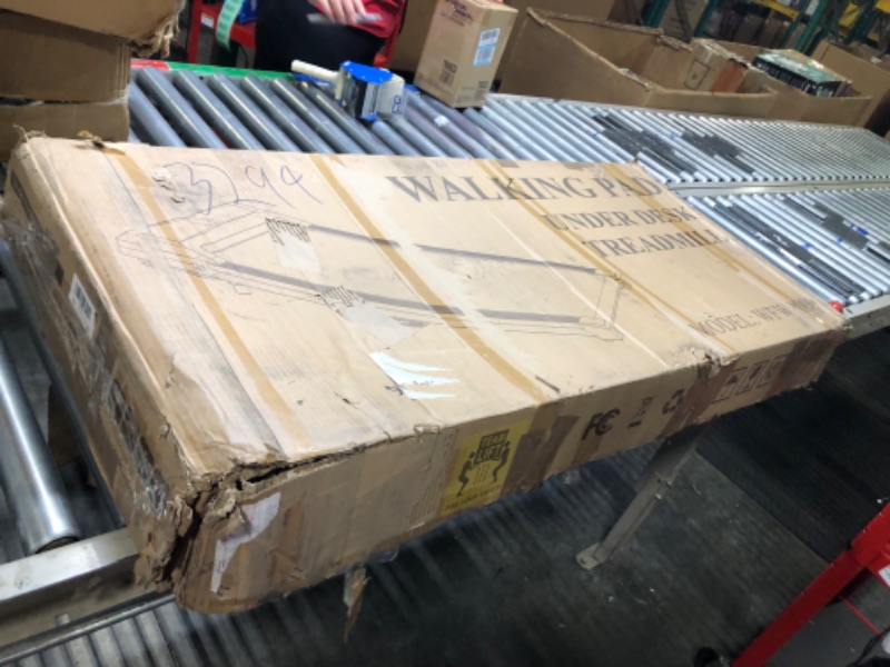 Photo 2 of Walking Pad with Incline, Walking Pad Treadmill 300lb Capacity, [Voice Control] Under Desk Treadmill Works with ZWIFT KINOMAP WELLFIT APP, 2.5HP Running Pad Small Treadmill for Home Office Apartment Up To 6% Incline + Dust Cover