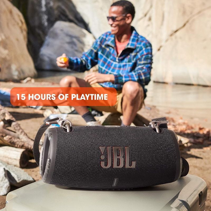 Photo 6 of JBL XTREME 3 Portable Speaker with Bluetooth, Built-in Battery, Waterproof and Dustproof Feature, and Charge Out - Blue, JBLXTREME3BLUAM (Renewed)