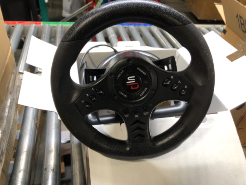 Photo 5 of Superdrive SV450 racing steering wheel with Pedals and Shifters Xbox Serie X / S, Switch, PS4, Xbox One, PS3, PC (programmable for all games)