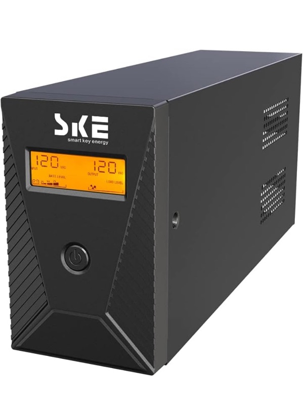 Photo 1 of 600VA/360W Ups Battery Backup and Surge Protector,Computer Uninterruptible Power Supply Units,SKE Ups Power Supply