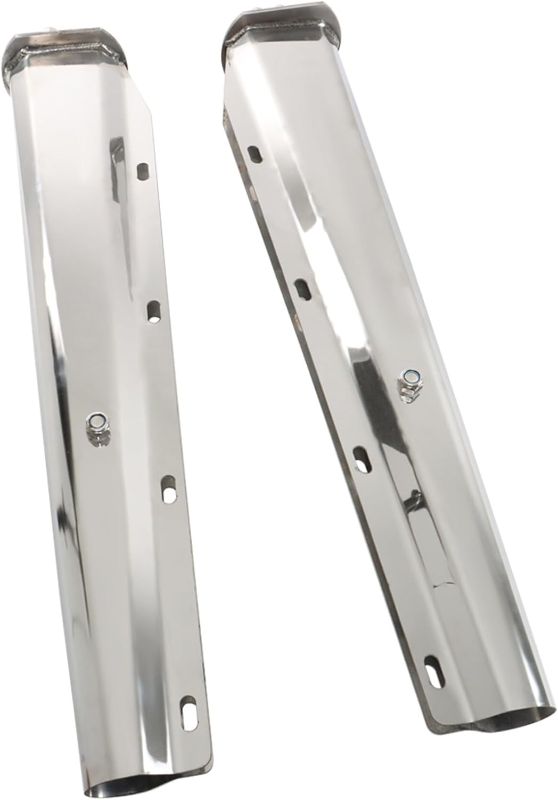 Photo 1 of 1 Pair 30 1 1/8 Bolt Space Stainless Steel Tapered Straight Mud Flap Hanger Replacement for Semi Truck